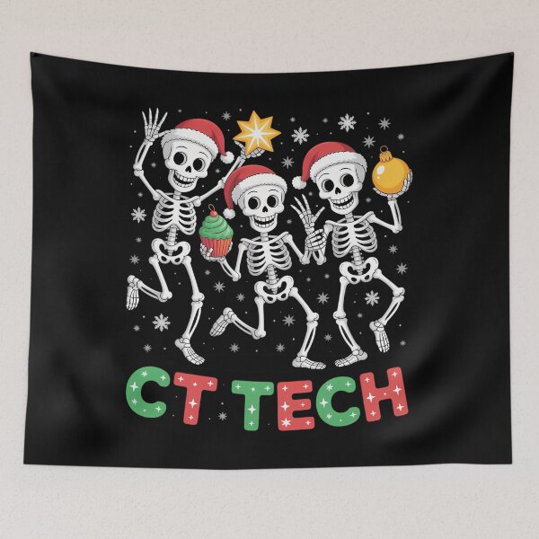 Item preview, Skeleton CT Tech Computed Tomography Technologist Christmas designed and sold by August4Laughs25.