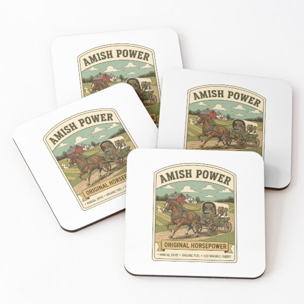 Item preview, Amish Power - Original Horsepower - Manual Drive, Organic Fuel, Sustainable Energy designed and sold by RedDelaney.