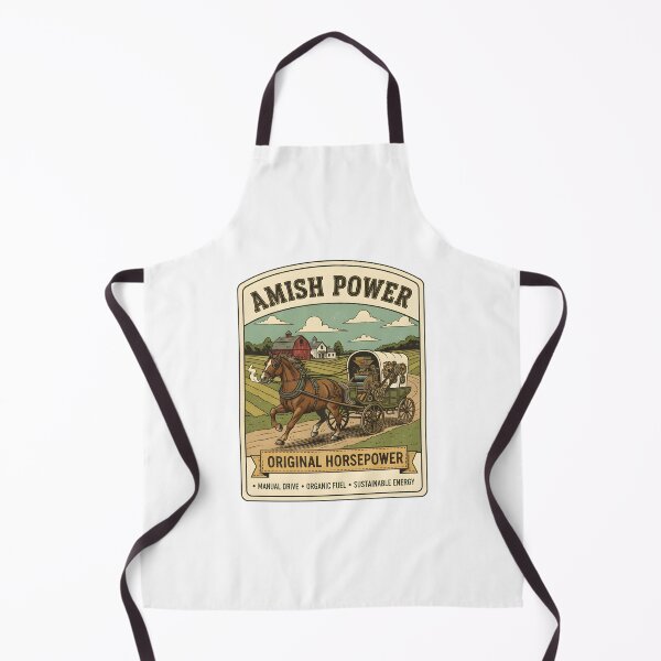 Item preview, Amish Power - Original Horsepower - Manual Drive, Organic Fuel, Sustainable Energy designed and sold by RedDelaney.