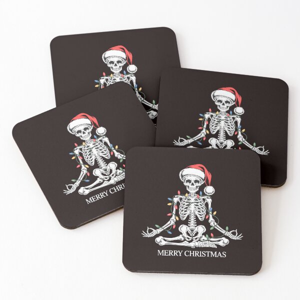 Item preview, skeleton do yoga ugly christmas designed and sold by August4Laughs25.