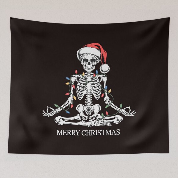 Item preview, skeleton do yoga ugly christmas designed and sold by August4Laughs25.