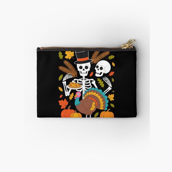 Item preview, Skeleton Eating Pizza Costume Foodie Thanksgiving Turkey designed and sold by August4Laughs25.