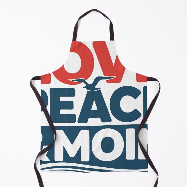Item preview, LOVE PEACE & MOIN German Coastal Greeting Design designed and sold by Style-InkPulse.