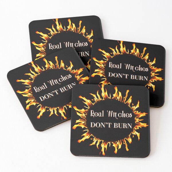 Item preview, Real Witches Don't burn - feminine Power & Fire Design designed and sold by ELIACREATIONS.