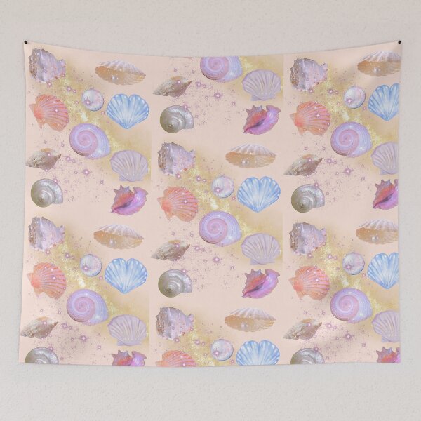 Item preview, Magical Glitter Seashells designed and sold by IREMORHAN.