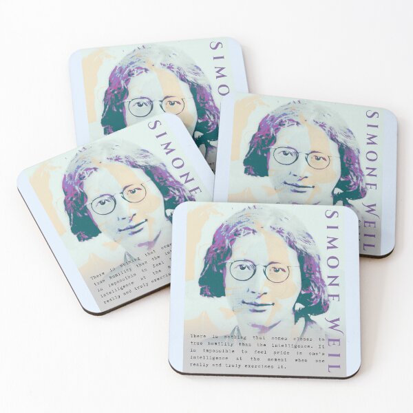 Item preview, Simone Weil quote: There is nothing that comes closer to true humility than the intelligence.  designed and sold by artbleed.