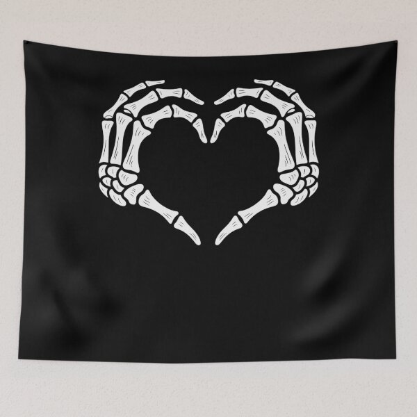 Item preview, Skeleton Hands Heart Sign Halloween designed and sold by August4Laughs25.