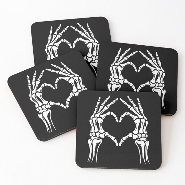 Item preview, Skeleton Heart Hands - Halloween - Skeleton Hands Heart Sign designed and sold by August4Laughs25.