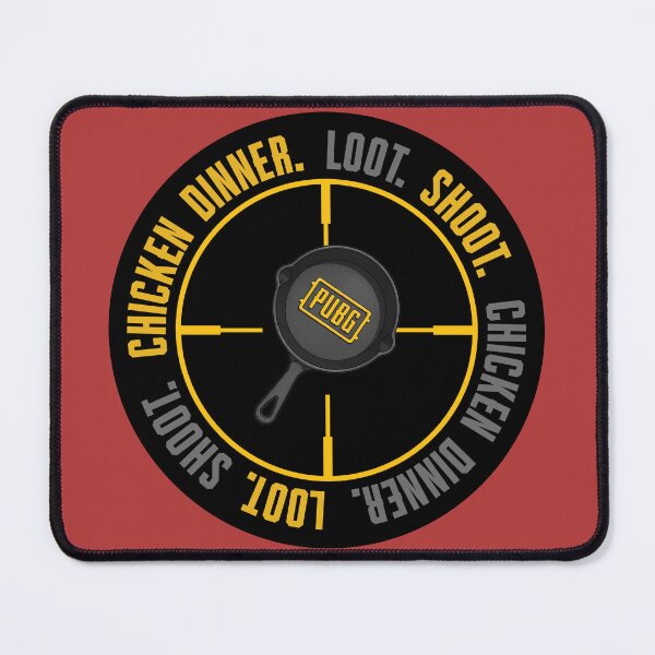 Item preview, Pan chicken dinner black PUBG Mobile | Battle Royale Gaming Design designed and sold by Nadz From Pixelplay.
