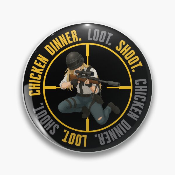 Item preview, Female sniper loot shoot black PUBG Mobile | Battle Royale Gaming Design designed and sold by Nadz From Pixelplay.