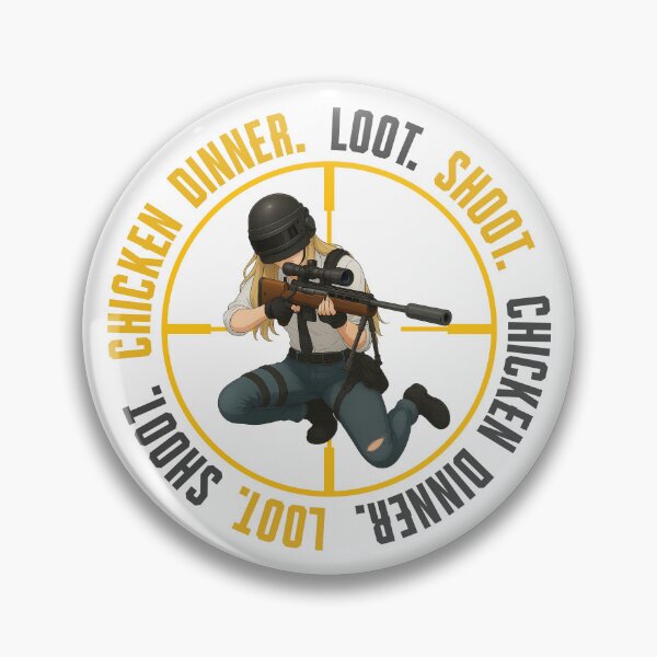 Item preview, Female sniper loot shoot white PUBG Mobile | Battle Royale Gaming Design designed and sold by Nadz From Pixelplay.