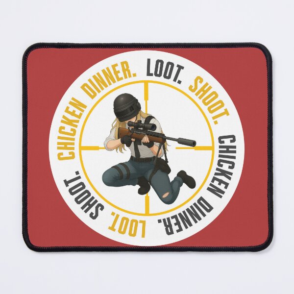 Item preview, Female sniper loot shoot white PUBG Mobile | Battle Royale Gaming Design designed and sold by Nadz From Pixelplay.