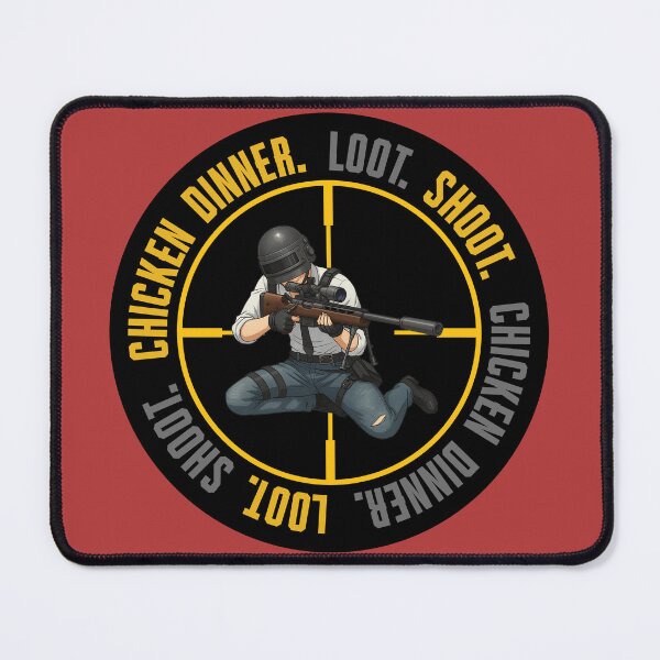 Item preview, Male sniper loot shoot Victor black PUBG Mobile | Battle Royale Gaming Design designed and sold by Nadz From Pixelplay.