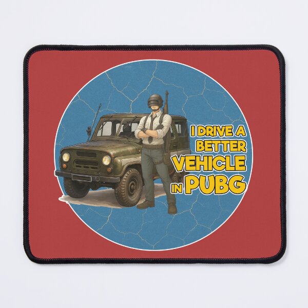 Item preview, UAZ I Drive Better Victor Vehicle PUBG Mobile | Battle Royale Gaming Design designed and sold by Nadz From Pixelplay.
