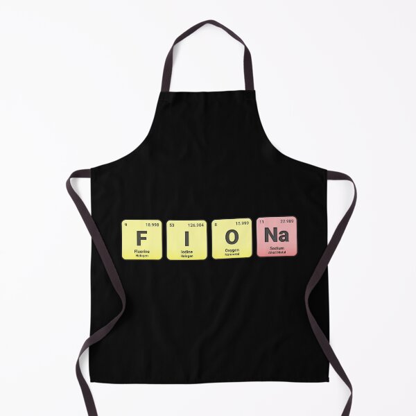 Item preview, Fiona, Custom Name Made from Periodic Table Elements, Personalized Chemistry Design, Science Gift for Nerds & Students designed and sold by chipmuckdesignn.