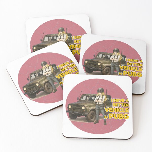 Item preview, UAZ I Drive Better Female Vehicle PUBG Mobile | Battle Royale Gaming Design designed and sold by Nadz From Pixelplay.