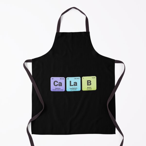 Item preview, Calab, Custom Name Made from Periodic Table Elements, Personalized Chemistry Design, Science Gift for Nerds & Students designed and sold by chipmuckdesignn.