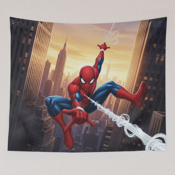 Item preview, Spider Hero in Action – Web Slinging City Adventure designed and sold by Wizdem Artworkz.