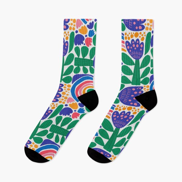 Item preview, Purple Flowers with Rainbow Accents designed and sold by NicolaZhukov.