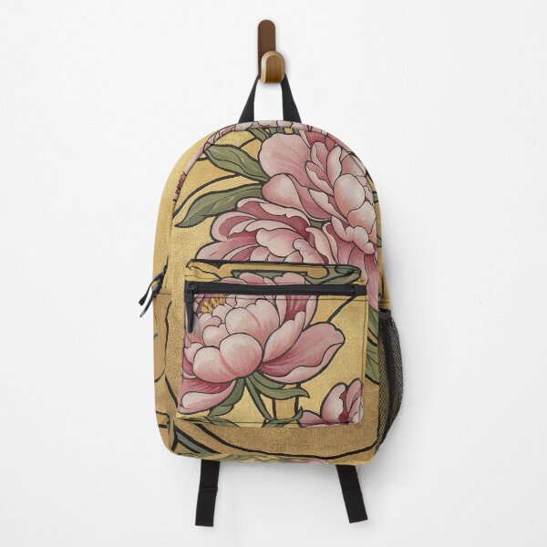Item preview, Alphonse Mucha Pink Peonies designed and sold by maniacfitness.