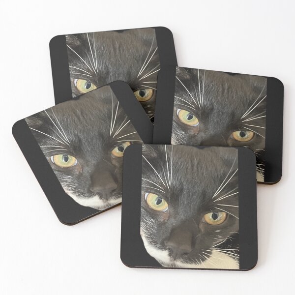 Item preview, Cute Cat Face Feline Kitten Portrait Whiskers Pet Animal  designed and sold by Tee-Shirt-Topia.