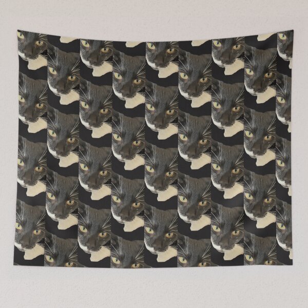 Item preview, Cute Cat Face Feline Kitten Portrait Whiskers Pet Animal  designed and sold by Tee-Shirt-Topia.