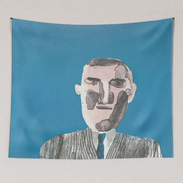 Item preview, Picture Of Portrait In Silver Frame  By David Hockney designed and sold by Paintetywordy.
