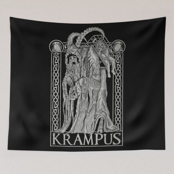 Item preview, Krampus - Gruss von Krampus Dark Gothic Christmas  designed and sold by Hadley Murphy.