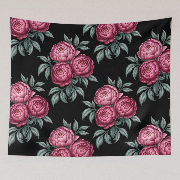 Item preview, Elegant Floral Pattern with Peonies designed and sold by jkrphoto.