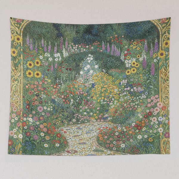 Item preview, Gustav Klimt Flower Garden designed and sold by maniacfitness.