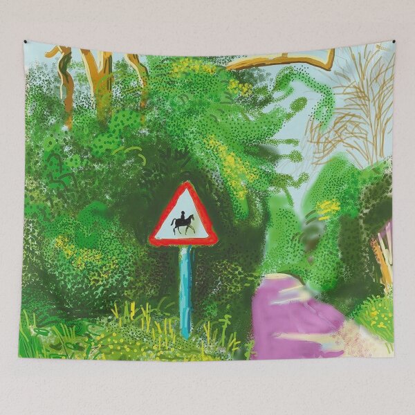 Item preview, The Arrival Of Spring In Woldgate East Yorkshire 5th May 2011 By David Hockney designed and sold by Paintetywordy.