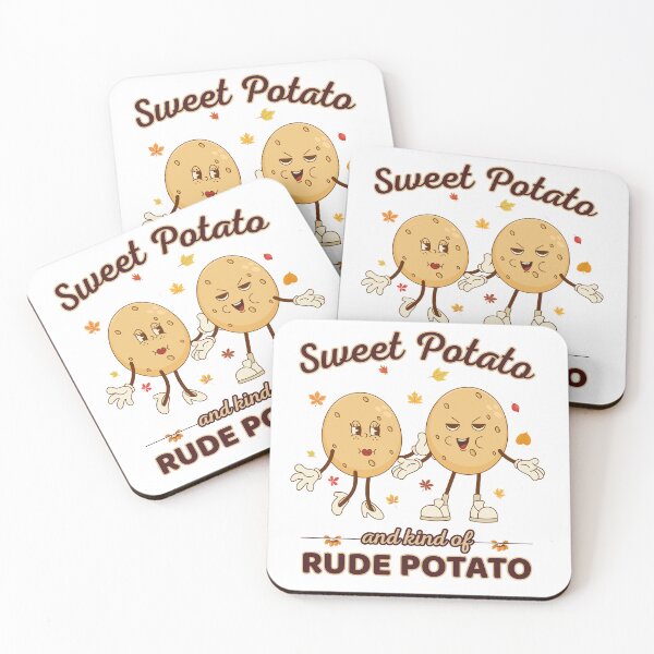 Item preview, Sweet Potato and Kind of Rude Potato Autumn Funny Design designed and sold by PROPera-design.