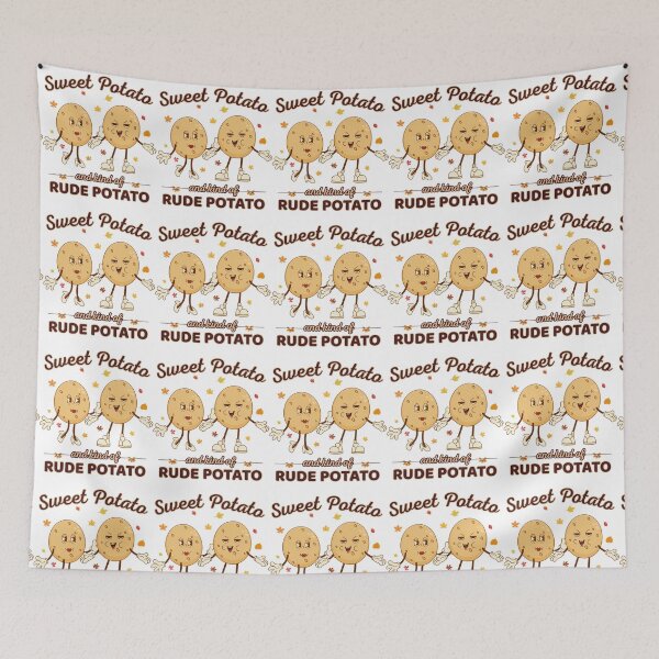 Item preview, Sweet Potato and Kind of Rude Potato Autumn Funny Design designed and sold by PROPera-design.