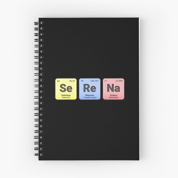 Item preview, Serena, Custom Name Made from Periodic Table Elements, Personalized Chemistry Design, Science Gift for Nerds & Students designed and sold by chipmuckdesignn.