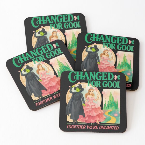 Item preview, Elphaba and Glinda Changed For Good Unlimited Wicked Broadway Art designed and sold by damiforgye.