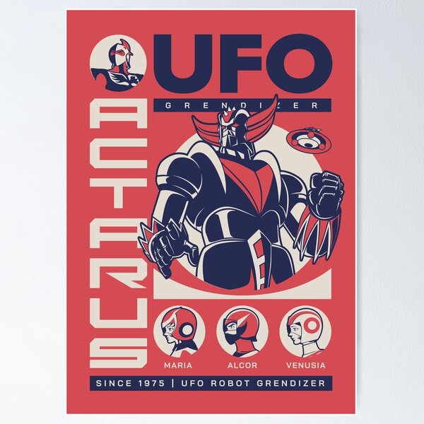 Item preview, 326 Retro Grendizer ENG designed and sold by Yexart.