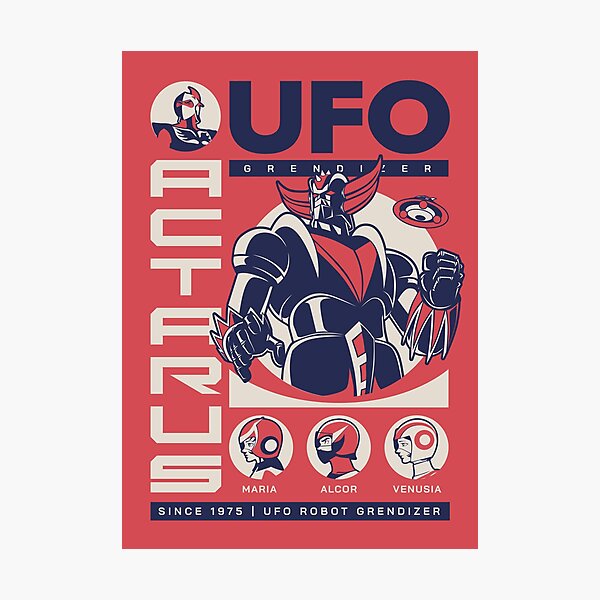 Item preview, 326 Retro Grendizer ENG designed and sold by Yexart.