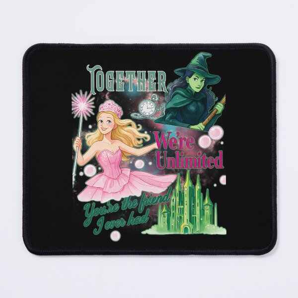 Item preview, Vibrant Wicked Musical Elphaba and Glinda Friendship Graphic Design designed and sold by damiforgye.