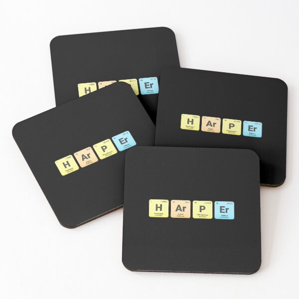 Item preview, Harper, Custom Name Made from Periodic Table Elements, Personalized Chemistry Design, Science Gift for Nerds & Students designed and sold by chipmuckdesignn.
