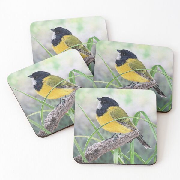 Item preview, HANDSOME - Golden Whistler designed and sold by Frances McMahon Watercolour Bird Artist.