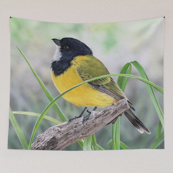 Item preview, HANDSOME - Golden Whistler designed and sold by Frances McMahon Watercolour Bird Artist.