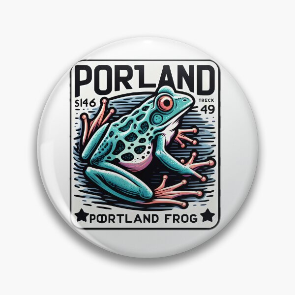 Item preview, portland frog designed and sold by NCNGDESIGN.