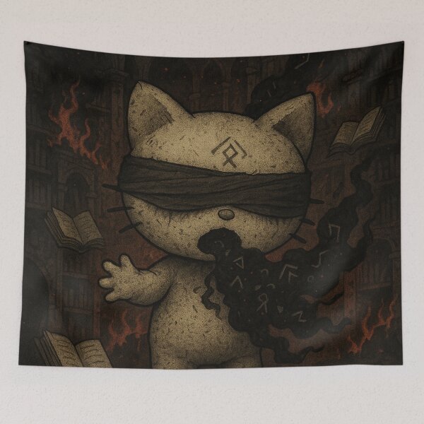 Item preview, Hello Abyss Kitten designed and sold by art-emissa.
