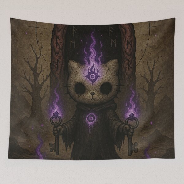 Item preview, Hello Portal Guardian Kitten designed and sold by art-emissa.