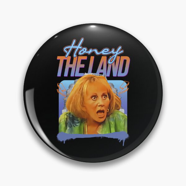 Item preview, Honey The Land Funny Psychic Quote Vaporwave 80s Retro Meme designed and sold by damiforgye.