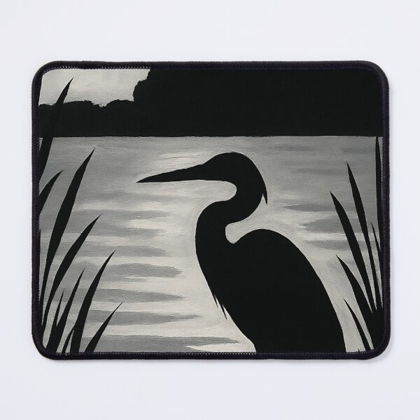 Item preview, Monochrome Marsh Serenity designed and sold by Zoologybestiary.