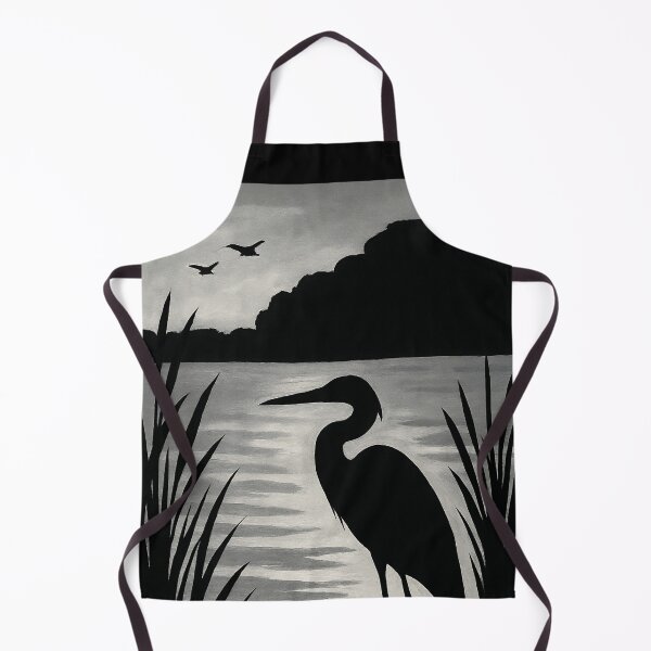 Item preview, Monochrome Marsh Serenity designed and sold by Zoologybestiary.