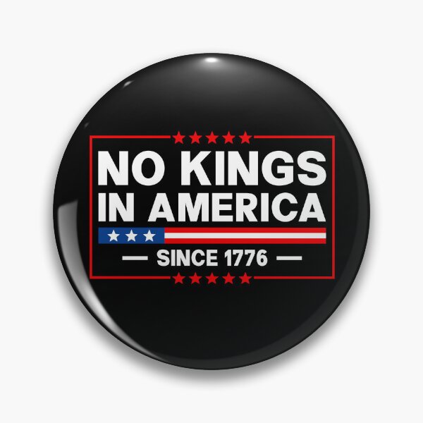 Item preview, No Kings In America Since 1776 - Anti Fascism designed and sold by PixVib.