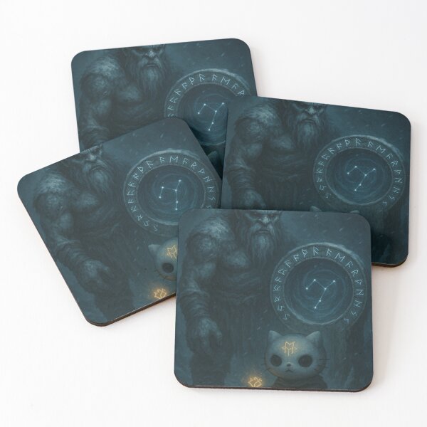 Item preview, Hello Runic Winter Kitten designed and sold by art-emissa.