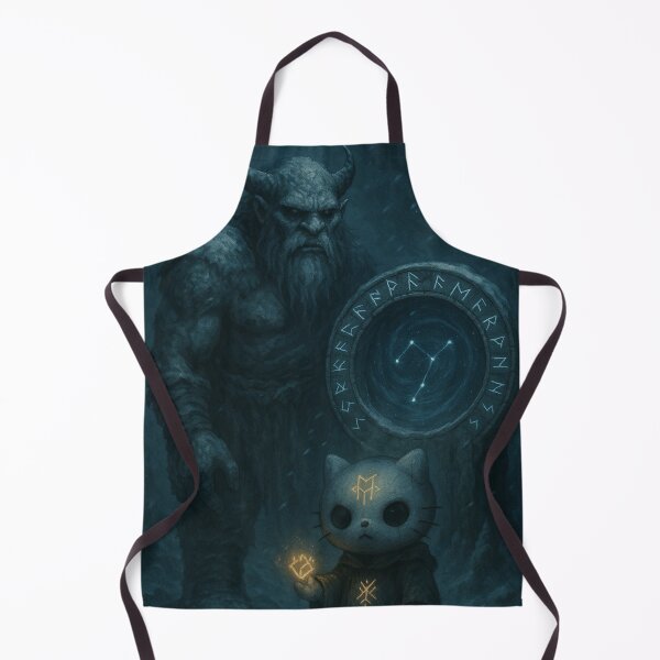 Item preview, Hello Runic Winter Kitten designed and sold by art-emissa.